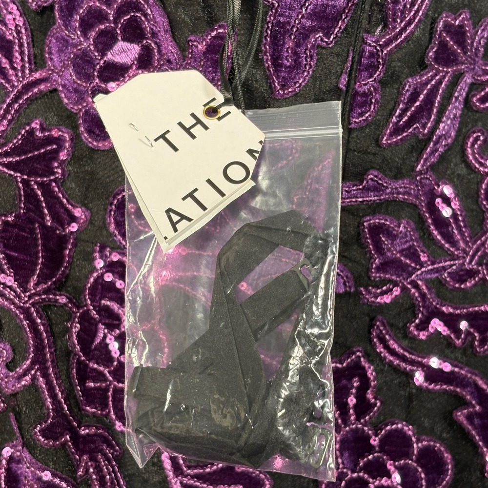Dress the Population Strapless Purple Embellished Gown - Picture 11 of 14